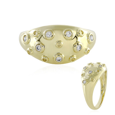 Bague en or et Diamant Flawless (F) (LUCENT DIAMONDS)