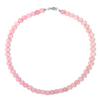 Collier en argent et Quartz rose