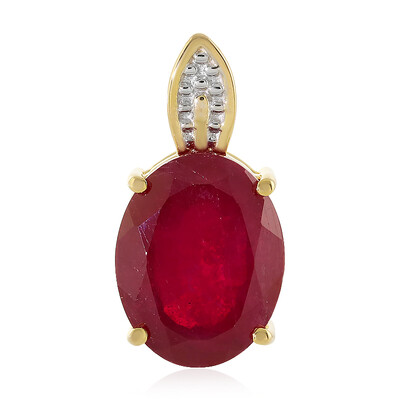 Pendentif en argent et Rubis de Madagascar