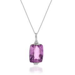 Collier en or et Kunzite de Patroke (CIRARI)