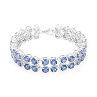 Bracelet en argent et Topaze bleue Mystique
