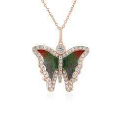 Collier en argent et Zircon (Adela Silber)