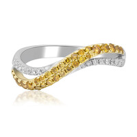 Bague en or et Diamant orange SI2 (CIRARI)