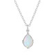 Collier en argent et Opale Welo