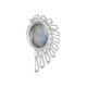 Pendentif en argent et Labradorite (MONOSONO COLLECTION)