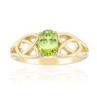 Bague en or et Sphène de Capelinha