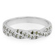 Bague en argent et Diamant fantaisie