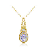 Collier en argent et Tanzanite