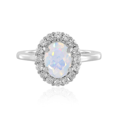 Bague en argent et Opale Welo