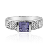 Bague en argent et Iolite