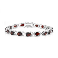 Bracelet en argent et Grenat