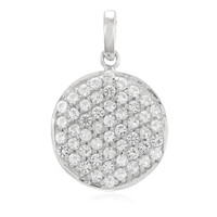 Pendentif en argent et Topaze blanche