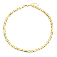 Collier en argent et Hématite dorée
