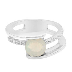 Bague en argent et Opale Welo