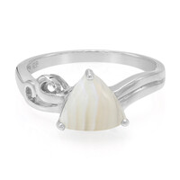 Bague en argent et Agate du Botswana