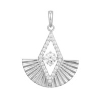 Pendentif en argent et Zircon