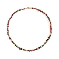 Collier en or et Tourmaline du Brésil