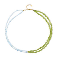 Collier en argent et Péridot