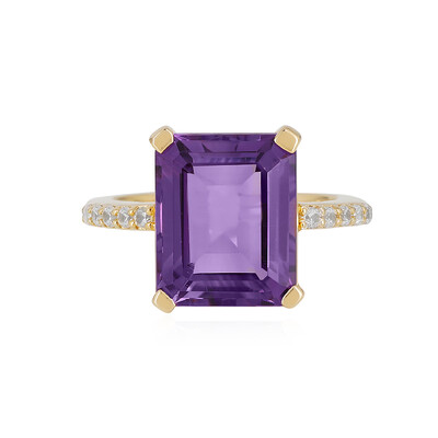 Bague en argent et Améthyste de Sibérie