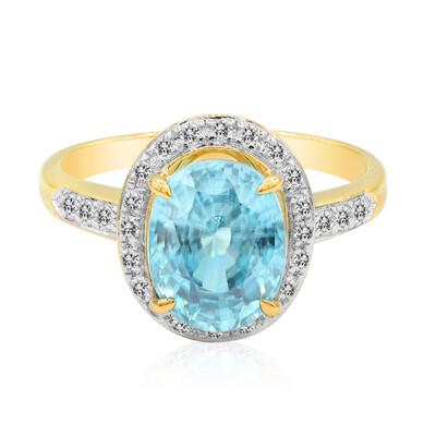 Bague en or et Zircon de Ratanakiri (Adela Gold)