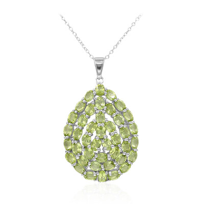 Collier en argent et Péridot de Birmanie