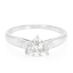 Bague en argent et Béryl de l'Himalaya