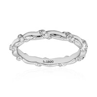 Bague en platine et Diamant SI2 (G)