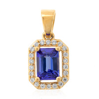 Pendentif en or et Tanzanite AAA (Adela Gold)