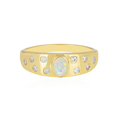 Bague en argent et Opale Welo