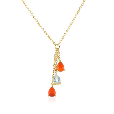 Collier en argent et Cornaline