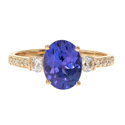 Bague en or et Tanzanite AAA (CIRARI)