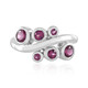 Bague en argent et Grenat Rhodolite (de Melo)
