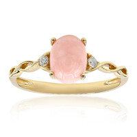 Bague en or et Opale rose (CIRARI)