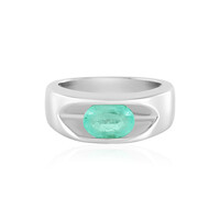 Bague en argent et Emeraude de Russie