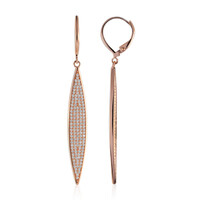 Boucles d'oreilles en argent et Zircon