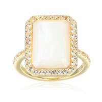 Bague en argent et Nacre