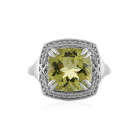 Bague en argent et Quartz citron
