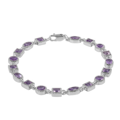Bracelet en argent et Améthyste