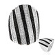 Bague en argent et Spinelle noir