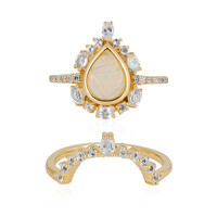 Bague en argent et Opale Welo