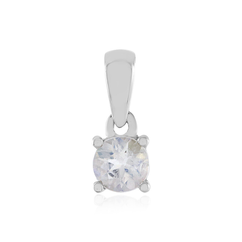 Collier Chat Et Lune En Acier Plaqué Platine - Longueur 45 Cm, Neuf Avec étiquettes