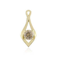 Pendentif en or et Diamant champagne I2