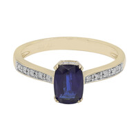 Bague en or et Kyanite