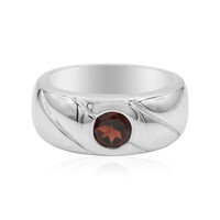 Bague en argent et Grenat du Mozambique