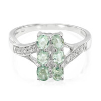 Bague en argent et Tourmaline Paraïba