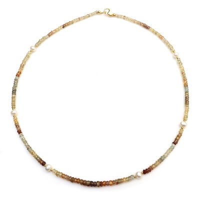 Collier en argent et Zircon Fancy