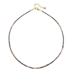 Collier en argent et Diamant noir