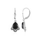 Boucles d'oreilles en argent et Onyx noir (Desert Chic)