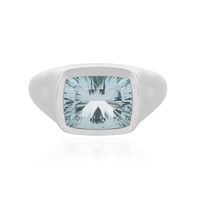 Bague en argent et Topaze bleu ciel