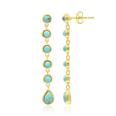 Boucles d'oreilles en argent et Turquoise